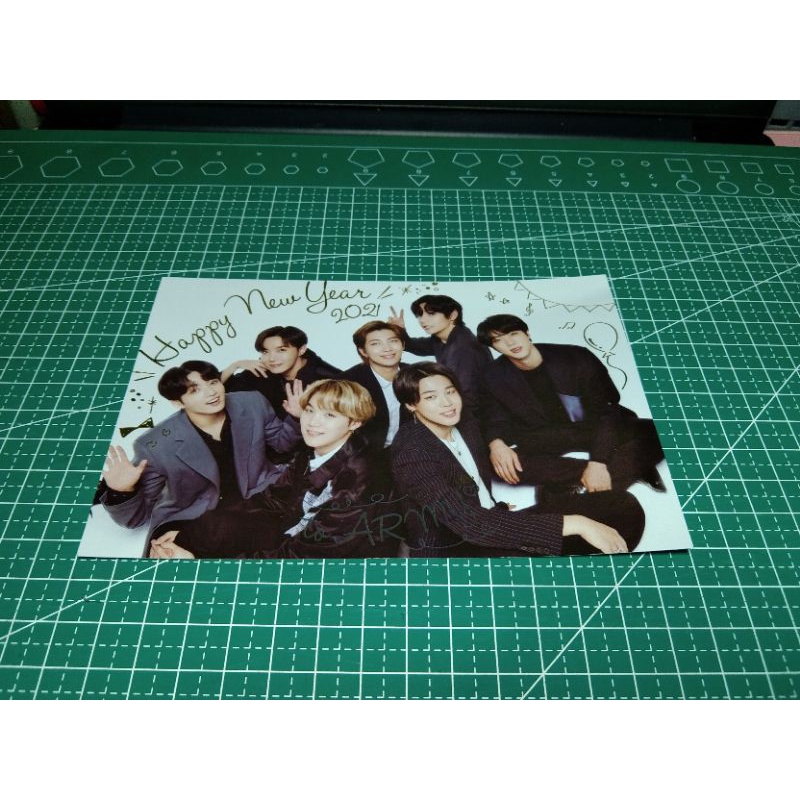BTS Postcard renewal fc jp