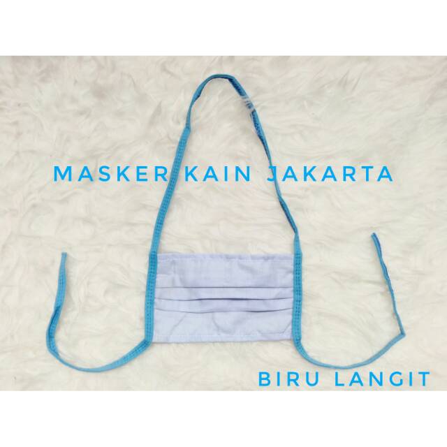 Masker kain hijab/muslimah/masker tali sambung dan tali putus