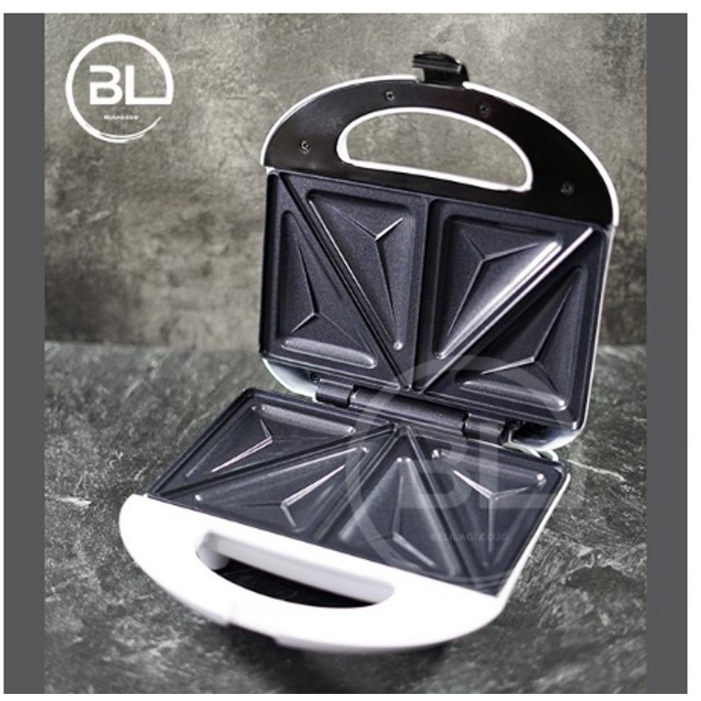 Super Sale Toaster Pemanggang Roti Sandwich Bread Alat Oven Panggangan Listrik Kirin Putih 350 Watt
