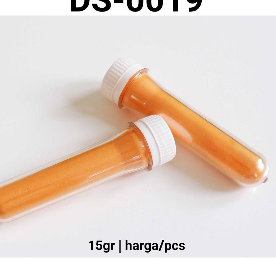 

[ Best Seller ] DS-0019 Lustre luster dust bubuk pewarna edible orange metalik glitter