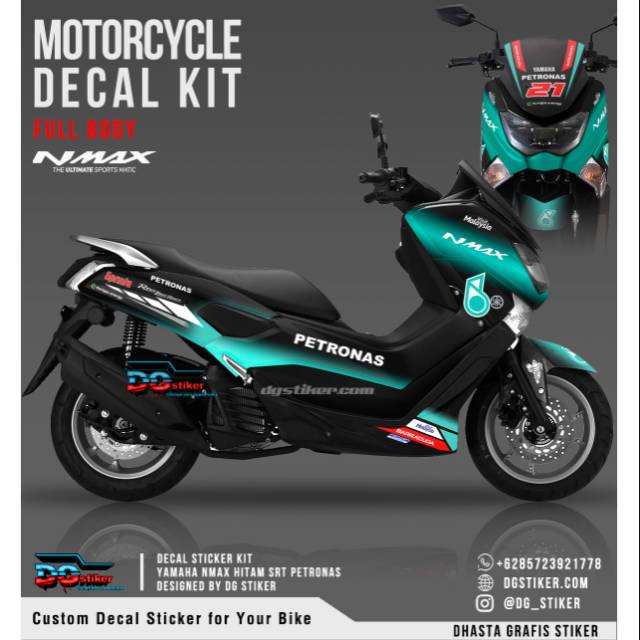 Decal Nmax SRT Petronas DG Stiker
