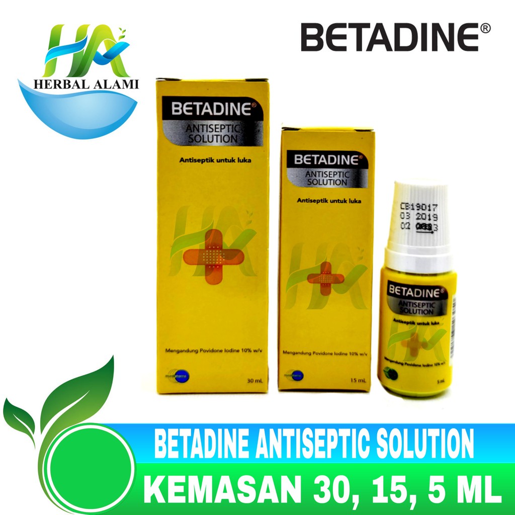 Betadine antiseptic - Antiseptik untuk Luka