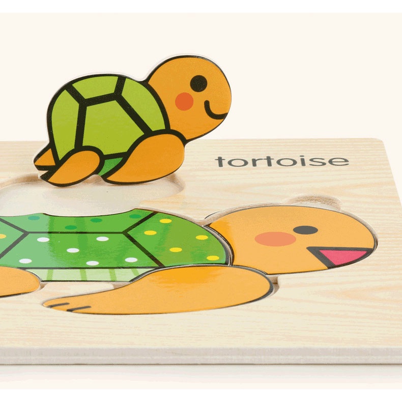 [ Giggel ] Wooden 3D Puzzle besar / Mainan Anak Edukasi Puzzle / Puzzle Kayu Edukasi 3D