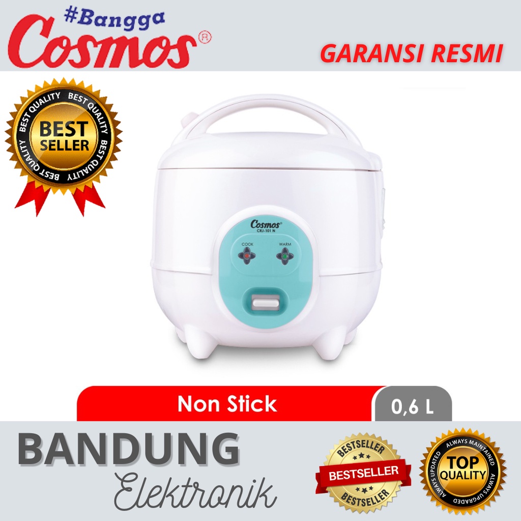 Jual Rice Cooker Mini 3 in 1 Cosmos CRJ 101 N TS 0,6 Liter Magic Com Cosmos COSMOS CRJ 101