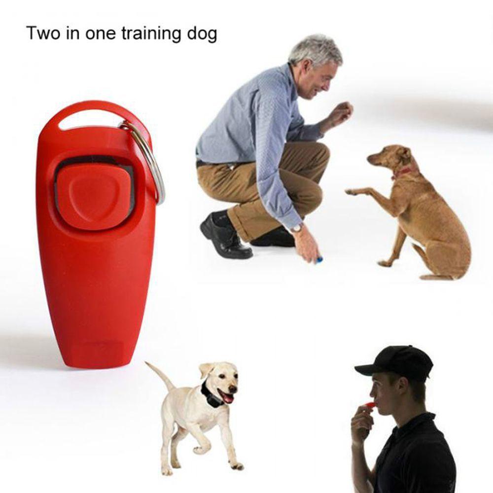 [Elegan] Perlengkapan Hewan Peliharaan Whistle Trainer Aid Puppy Cat Dog Gantungan Kunci