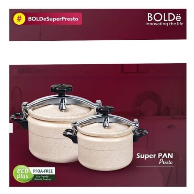 BOLDE Presto Cooker 7L Granite Beige