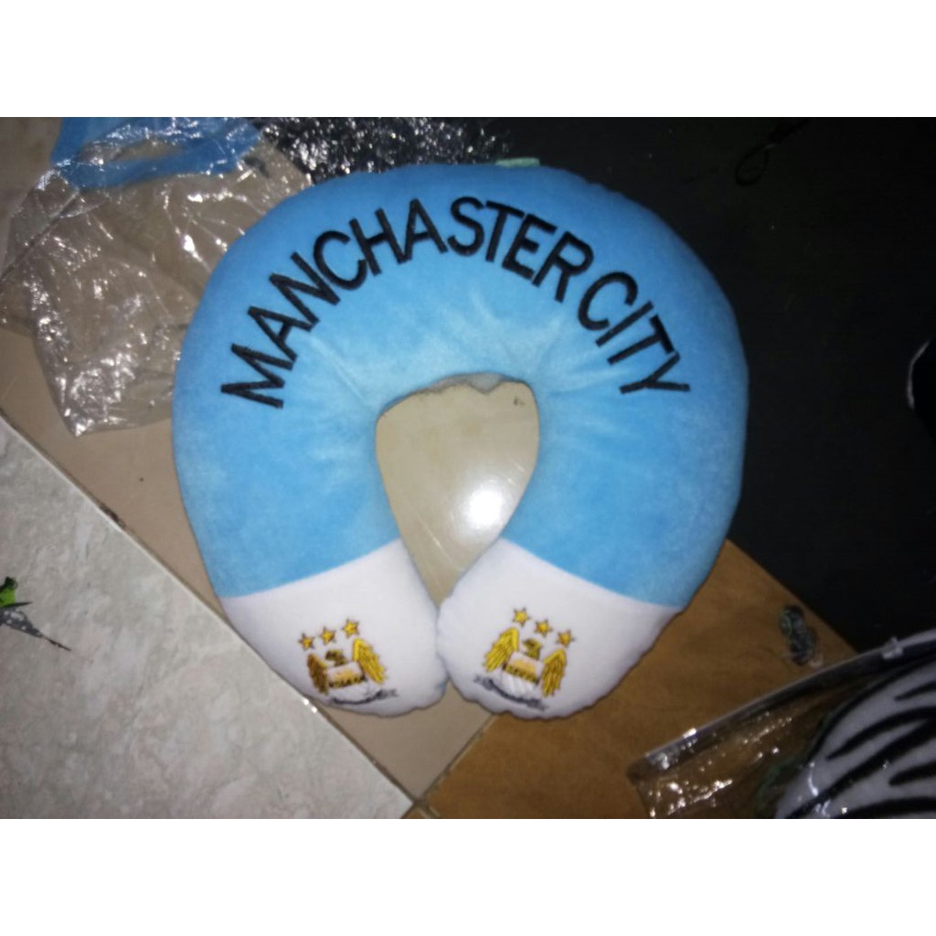 Bantal Leher Premium Club Manchester City