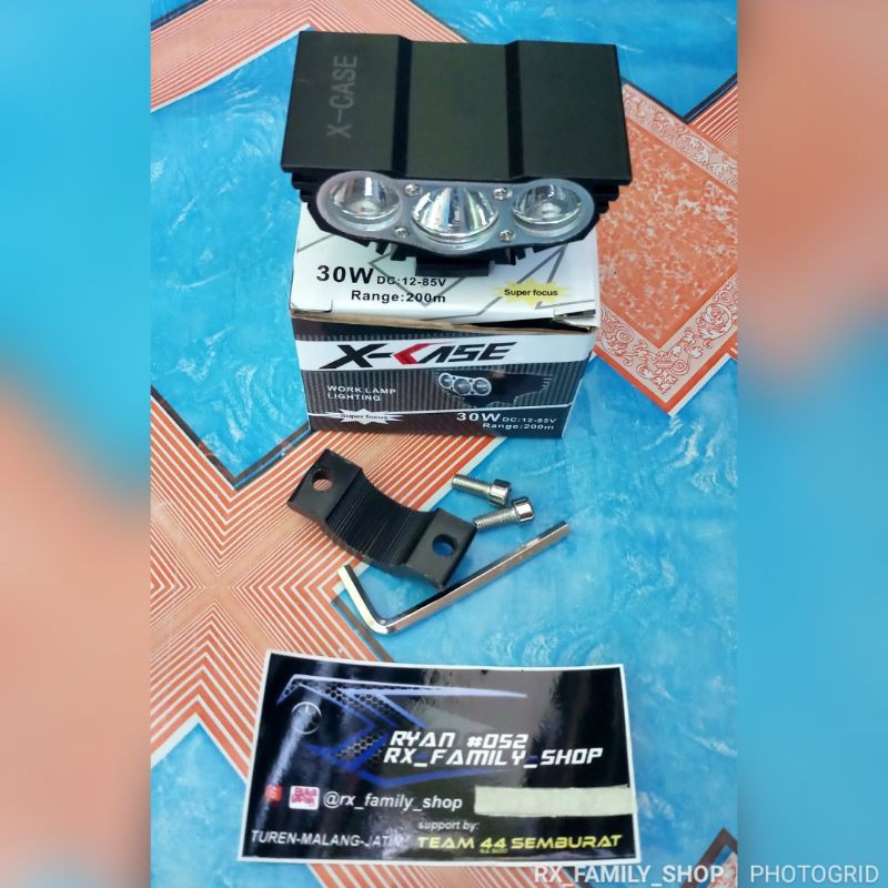 Lampu led owl 3 mata