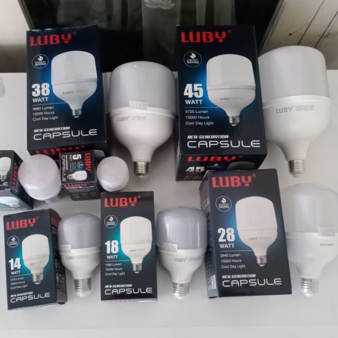 Lampu led kapsul  luby new kapsul