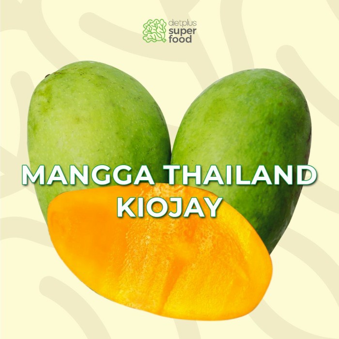 

Mangga Thailand Kiojay 900-1000gr