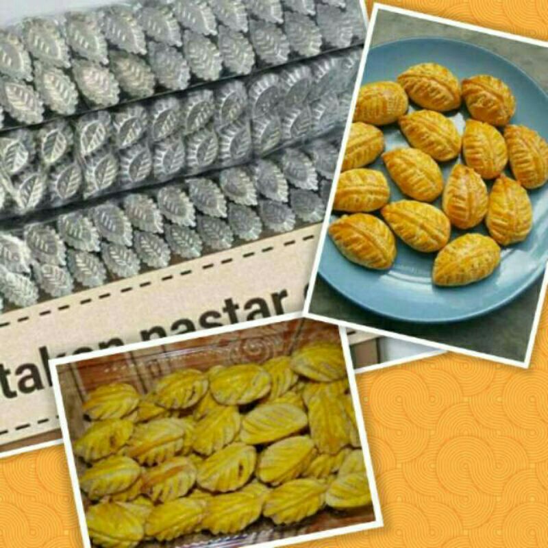 Cetakan nastar / Cetakan kue kering / Cetakan kue bentuk daun dan bunga murah cetakan kue kering 20pcs