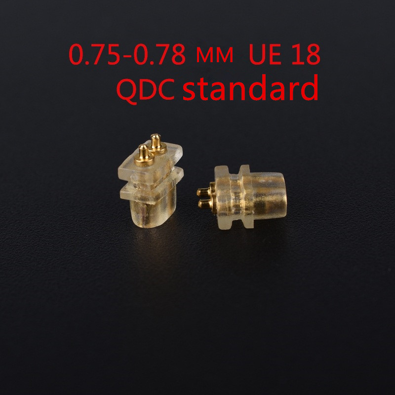 1 Pasang Qdc Female Ue Tf10 Qdc Kepala Datar Untuk Reparasi Earphone Diy (2Pcs)