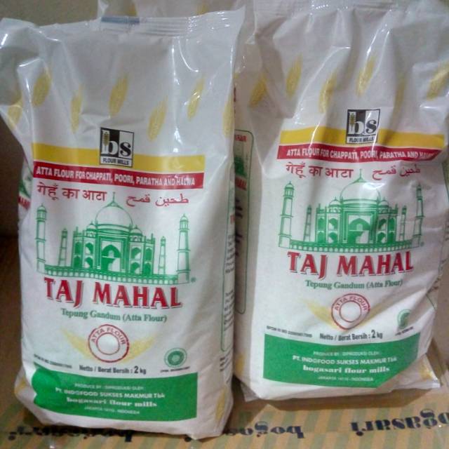 

Promo tepung gandum Taj mahal 2kg