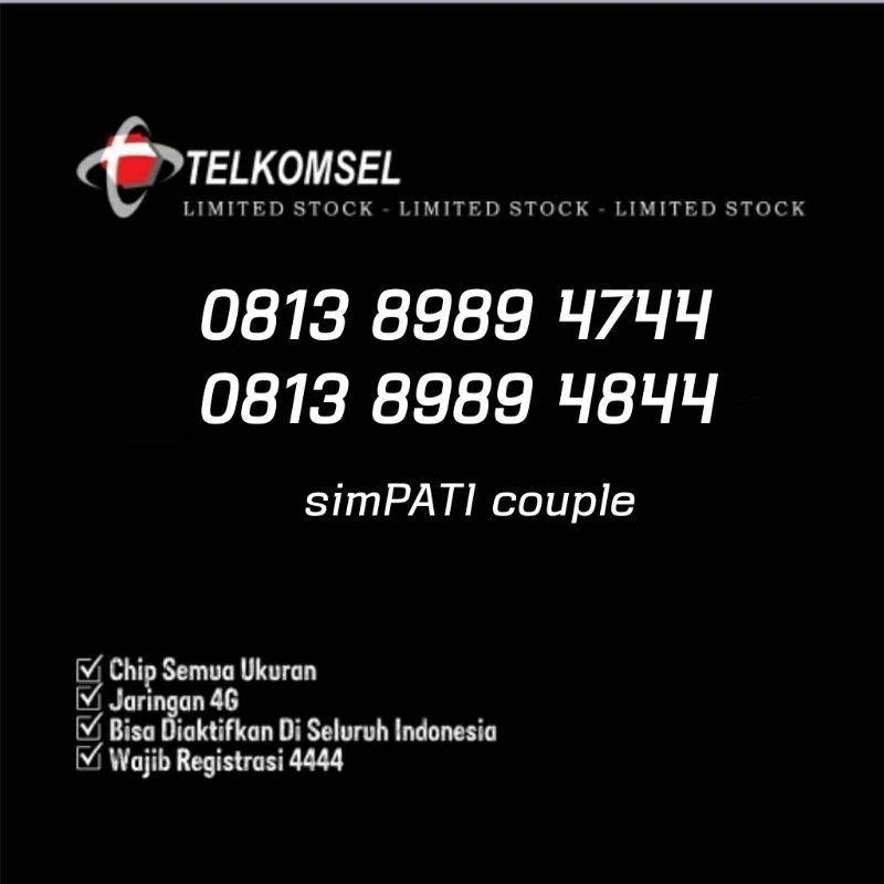 NOMOR CANTIK simPATI 8989