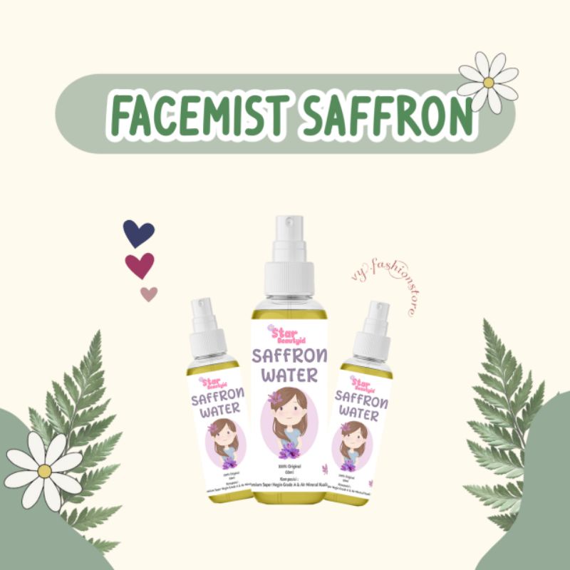Saffron Water / Facemist Saffron starbeautyid