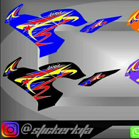 striping ninja rr variasi striping ninja rr new sticker ninja rr