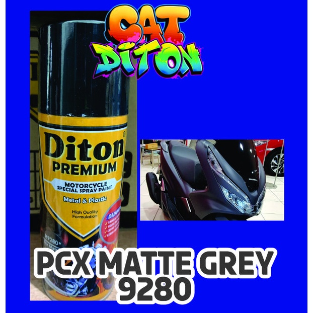 Cat Pilox Diton Premium Honda PCX Matte Grey 9280 Warna Abu Doff Dop
