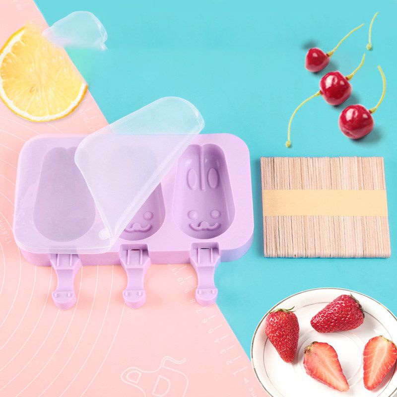 Cetakan Es Krim Stick Silikon/ Cetakan Ice Cream Silicone