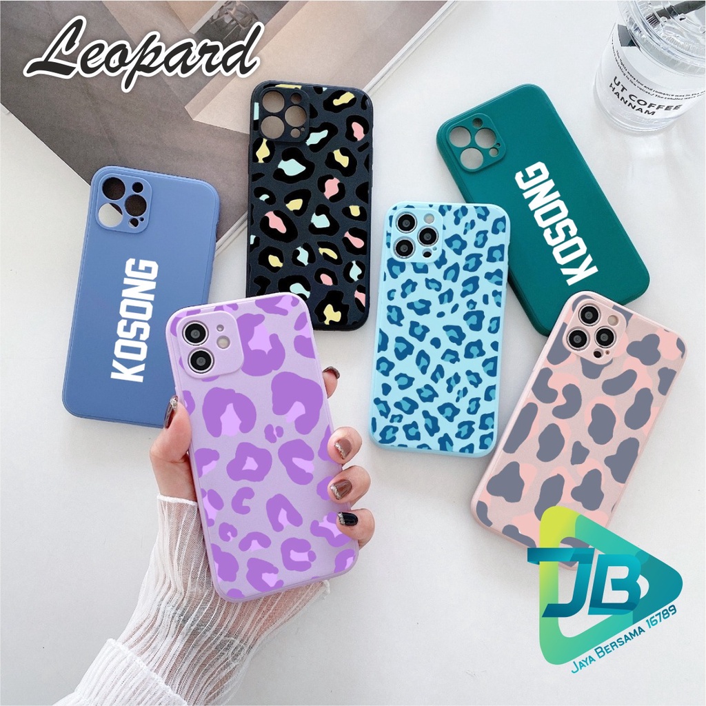 CASE CASING SOFTCASE SILIKON MACARON PELINDUNG KAMERA LEOPARD OPPO VIVO SAMSUNG XIAOMI REALME IPHONE ALL TYPE JB5579