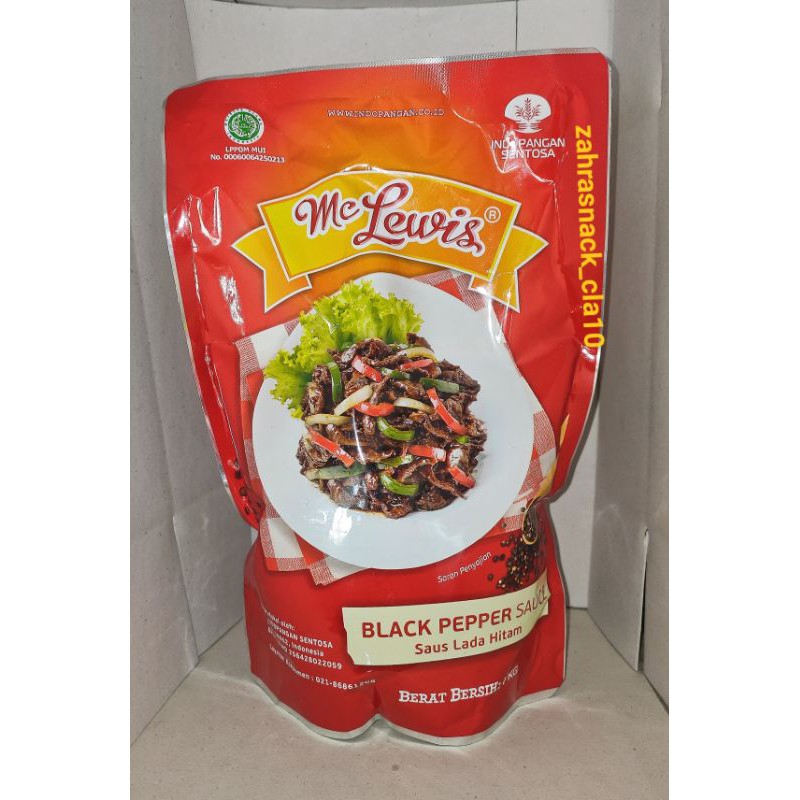 

Saus Mc Lewis Black pepper 1kg
