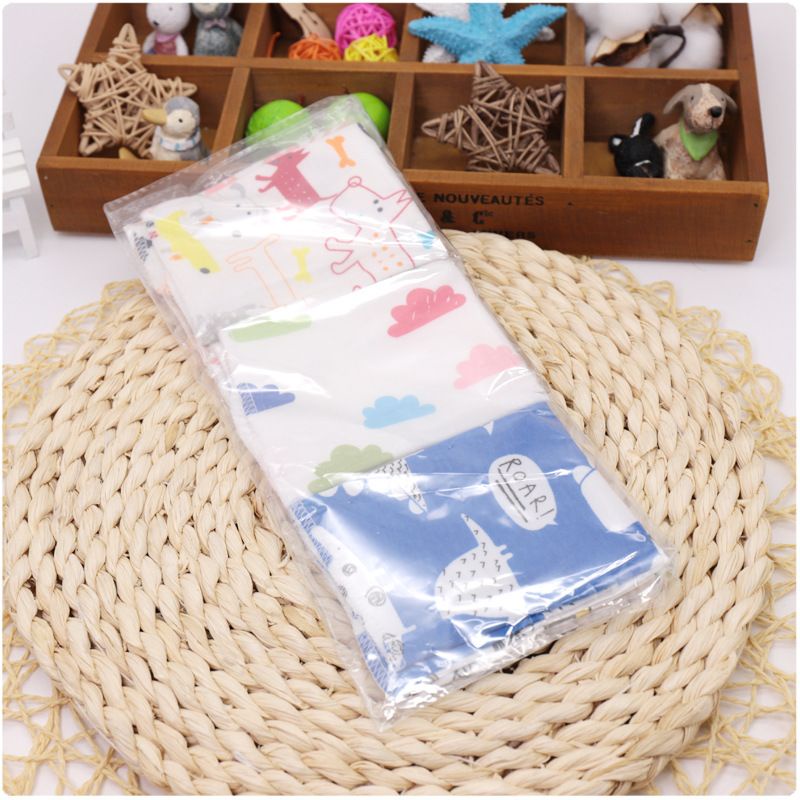 6 pcs Sapu tangan bayi washcloth katun lembut lap iler bayi