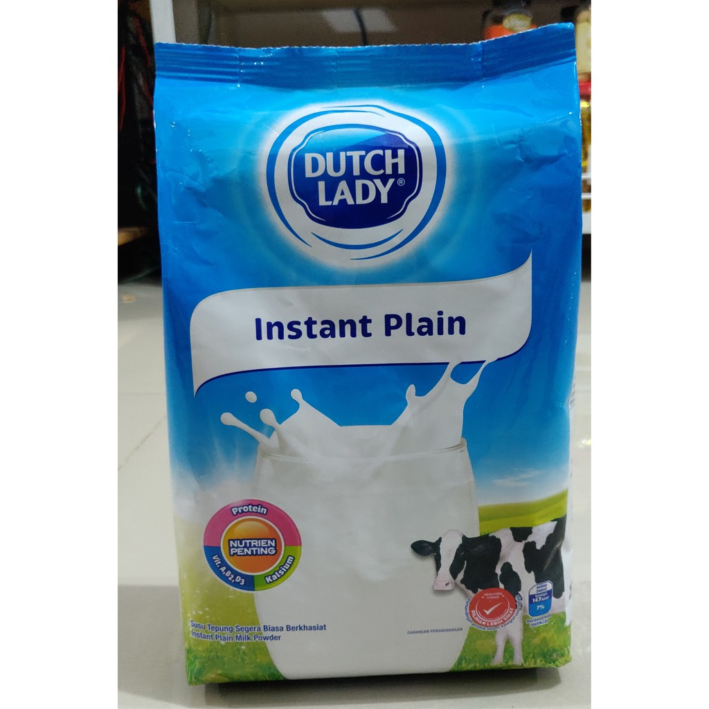 Susu Dutch Lady Instant Plain 900 gr Original Malaysia Usia > 6 tahun