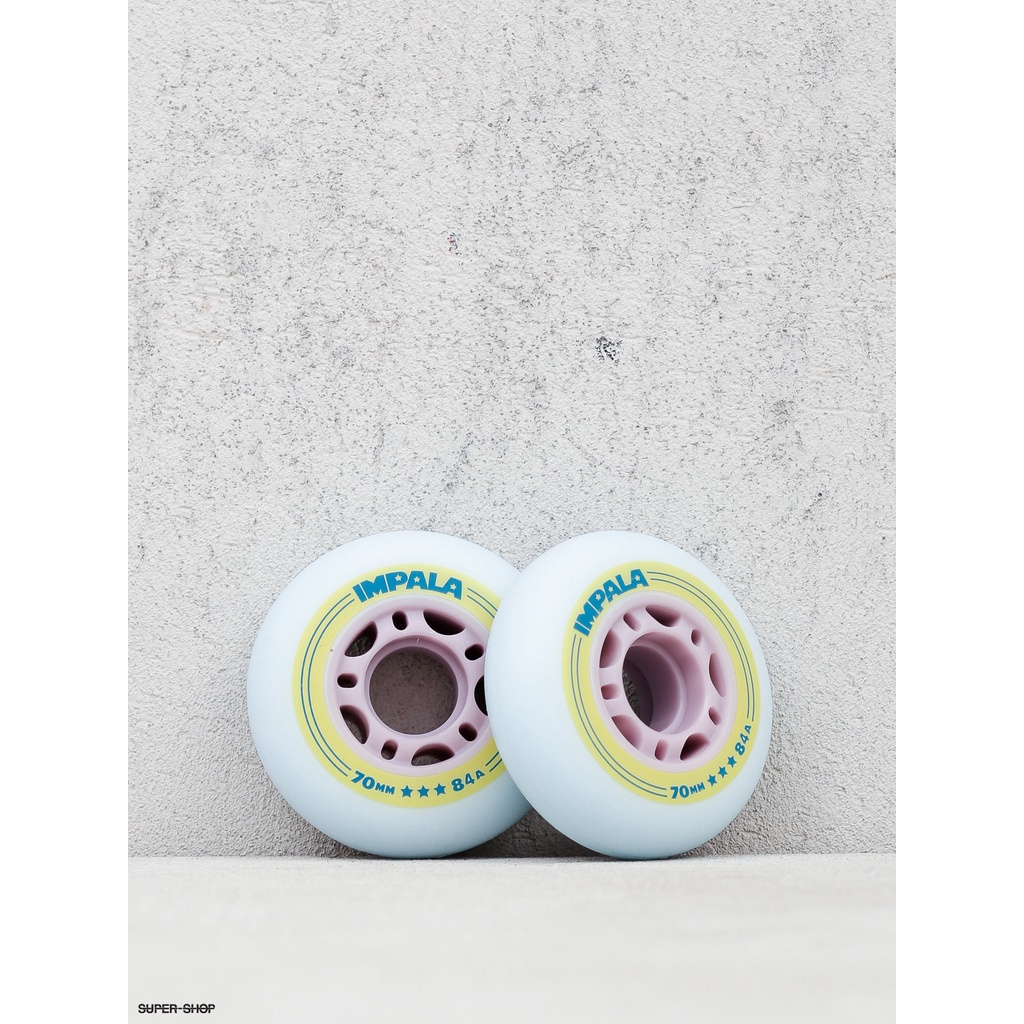 Impala Inline Wheel 4 Pk Sky Blue/Yellow / Jual Roda Inline Impala