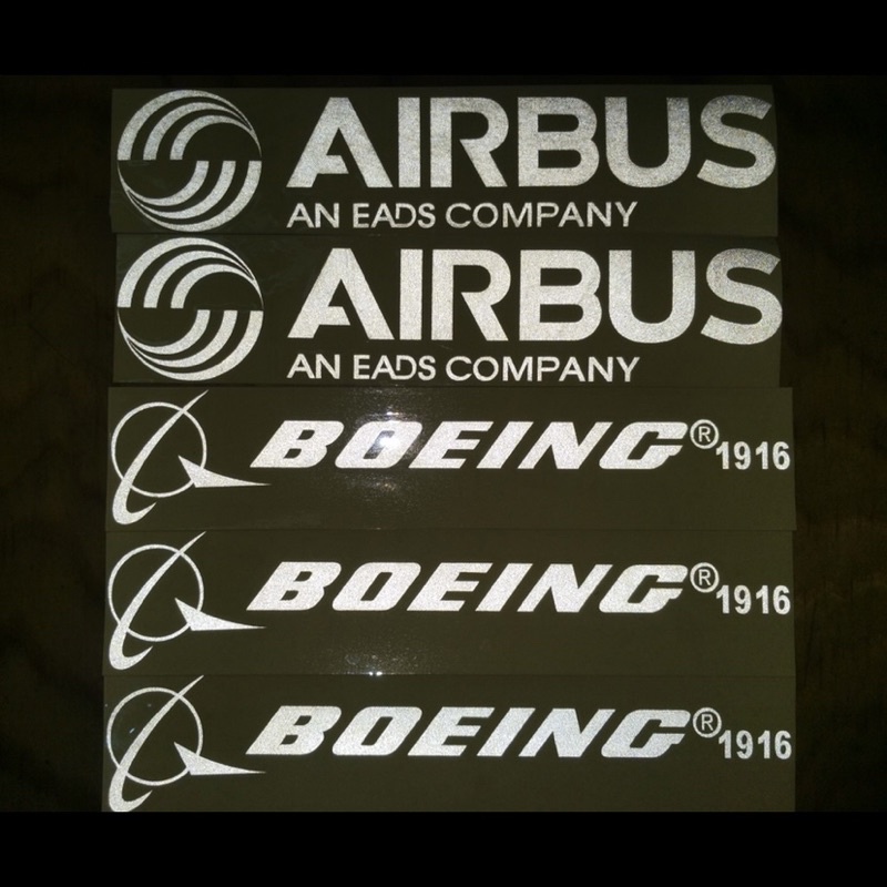 Top Sticker cutting Boeing dan Sticker cutting Airbus