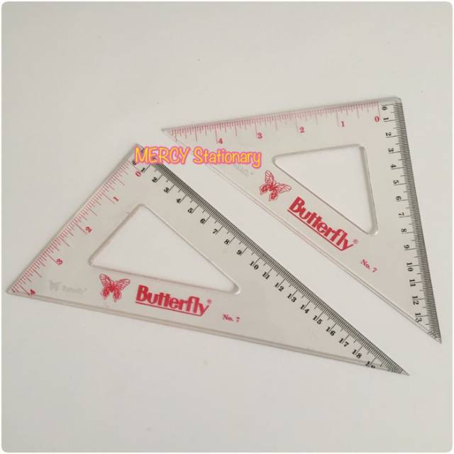 

Penggaris Segitiga No. 7 Butterfly - Triangle Ruler