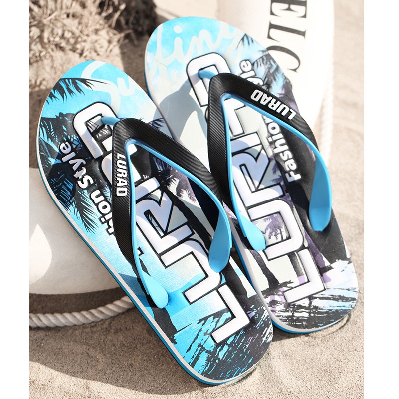 Sandal Jepit Pria Pantai Sendal Cowok Bagus Nyaman Dipakai Anti Slip Anti Gembos Trendi High Quality