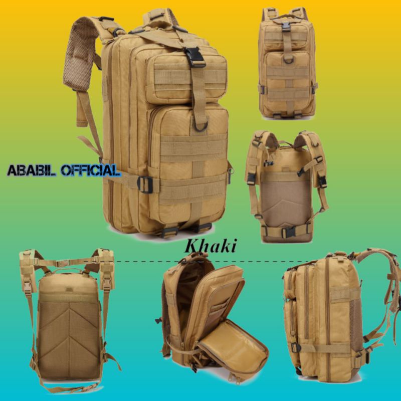 TAS RANSEL LIBANON ARMY CREAM KAPASITAS 50LITER