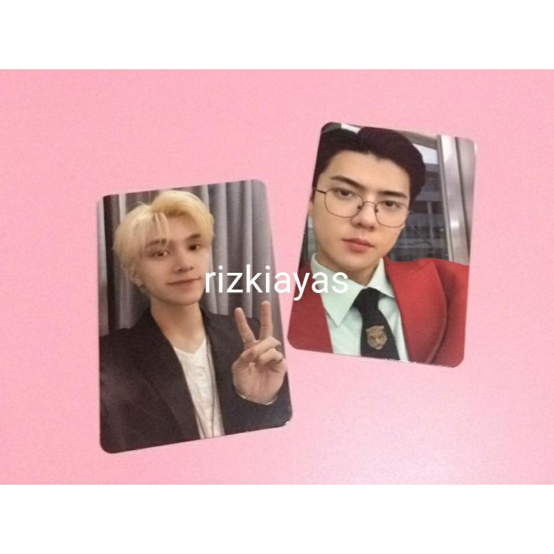 [Booked] Photocard Sehun What A Life G Ver (Sehun Jas Merah)