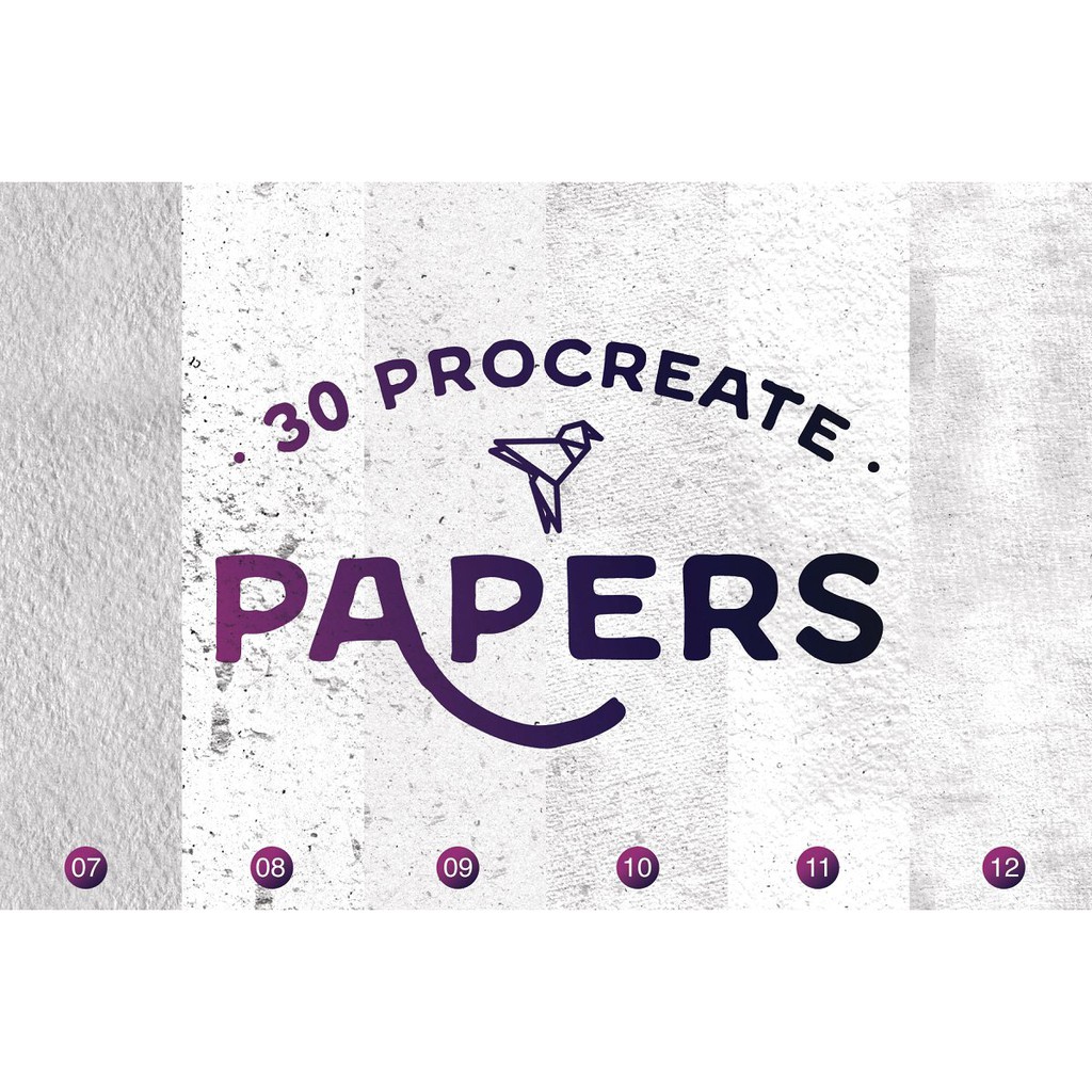 Procreate Paper Texture Premium Brushes 30 Varians Free Update