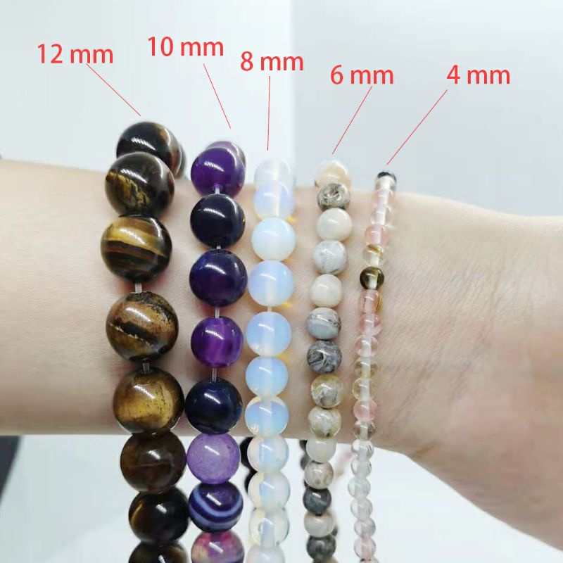 Manik Manik Batu Alam Beads Aksesoris Bahan Gelang