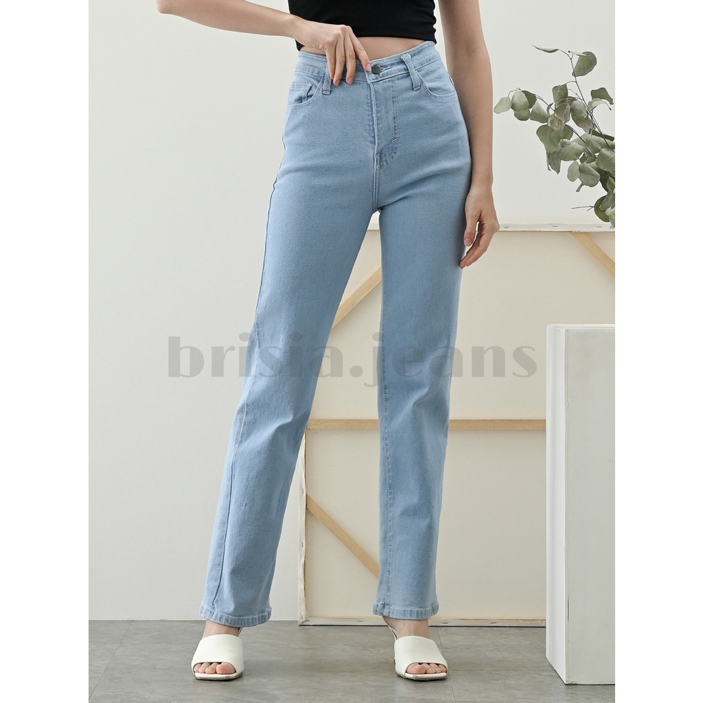 [SIZE 27-30] WENDY Strech Boyfriend Cullote Jeans (Highwaist Strech) - 2 WARNA