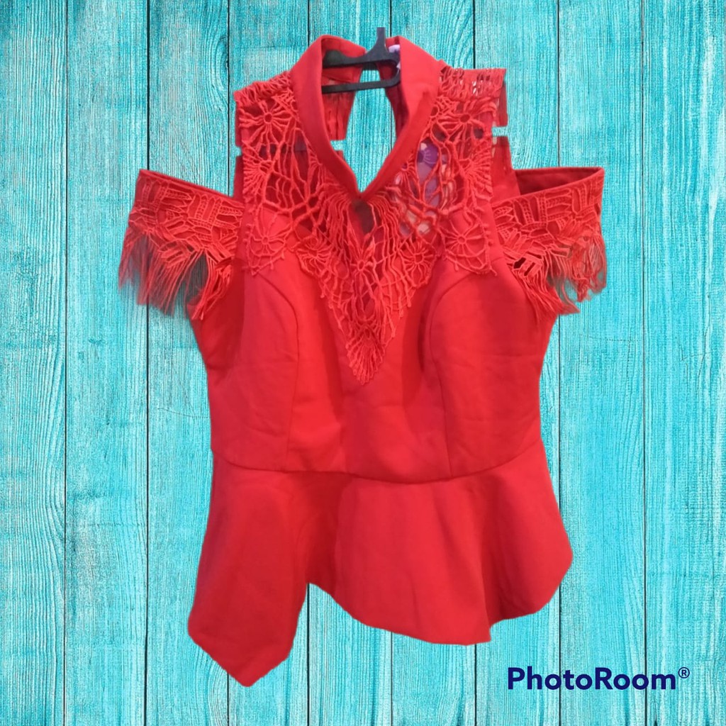 Coco Kelen Atasan Wanita "Merah Size L"