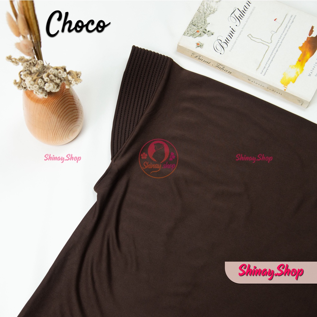 Hijab Bergo Jersy sport premium hijab olehraga voli ukuran S-Choco