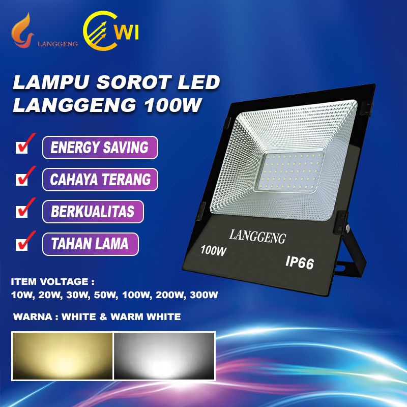 LAMPU TEMBAK LANGGENG  LAMPU SOROT , LAMPU 10,20,30,50,100,200,300 WATT