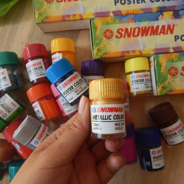 CAT POSTER SNOWMAN 15ML ETALASE 2