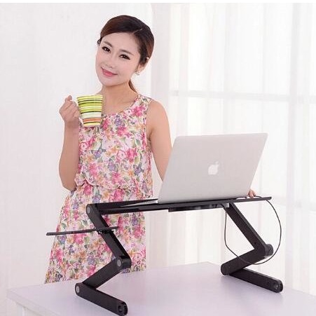 Meja Laptop Aluminium Meja Portable Meja Kecil Komputer