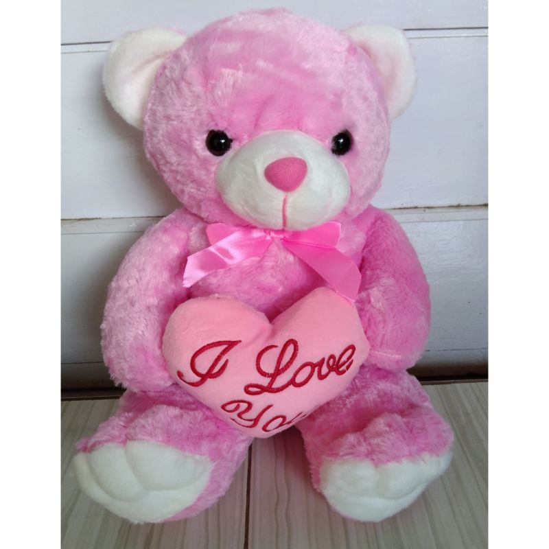 BONEKA TEDDY BEAR LOVE BERUANG I LOVE YOU