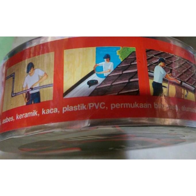 Lem Talang Flashband Roll / Lakban Penambal Penutup Bocor Atap