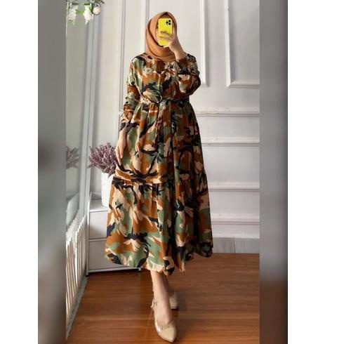 Terbaik.. Tunik Leopart Baju Atasan Tunik Wanita Lengan Panjang Kekinian Terbaru Premium Leopard Blo