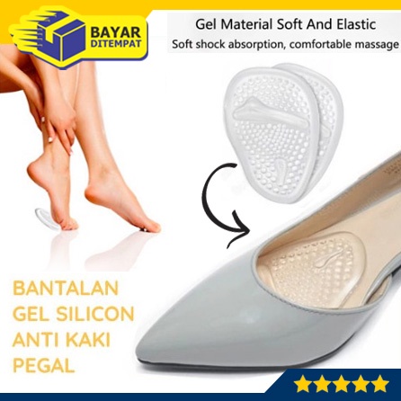 Bantalan Sepatu Silikon Gel Alas Kaki Depan Silicone High Heels Shoes Pad