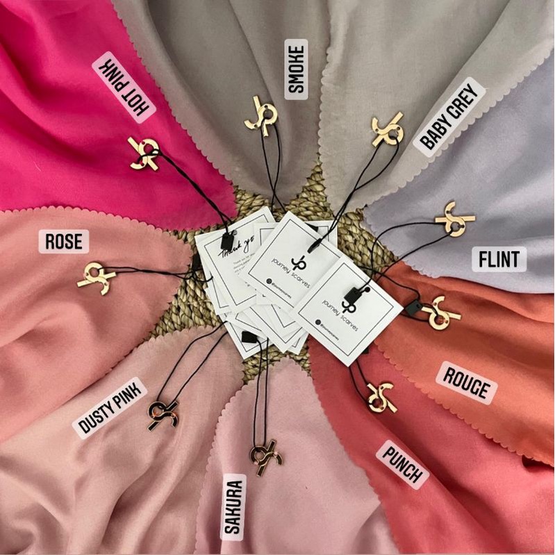 (COD) Jilbab Journey Plat Polos