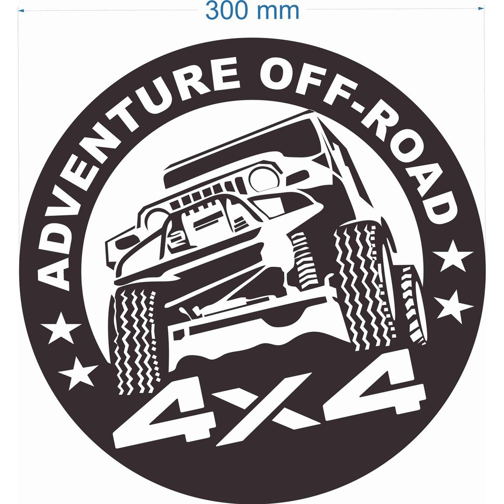 

Stiker cutting adventure 4x4 Best Quality