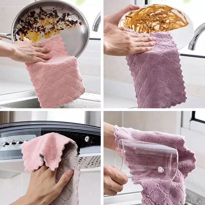 Lap piring kain microfiber dapur