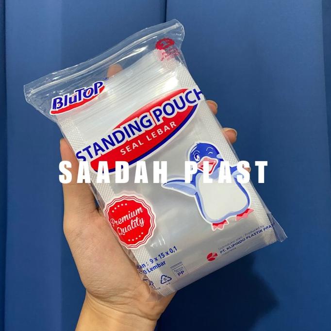 Standing Pouch 9x15 PP / Plastik Klip Berdiri / Zipper Lock
