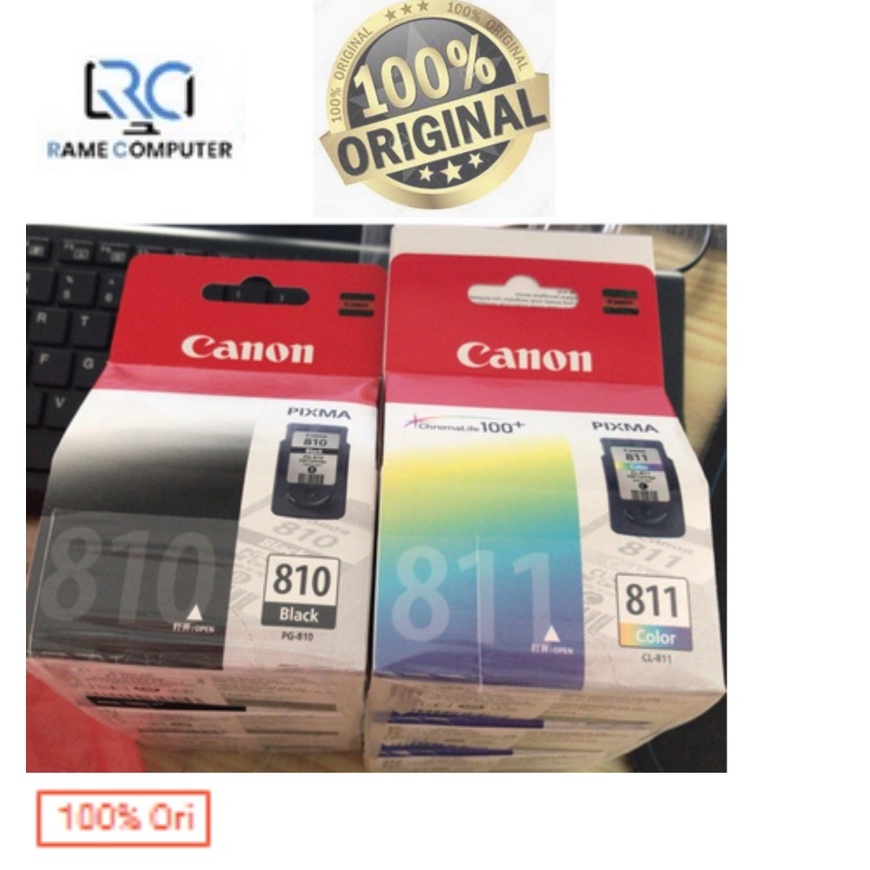 Canon Ink Cartridge / Tinta Katrik PG810 / PG 810 / Hitam / CL811 / CL 811 / Warna IP2770 MP287