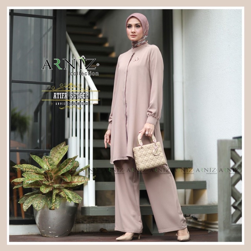 ATIFA SETELAN CELANA BY ARNIZ COLLECTION